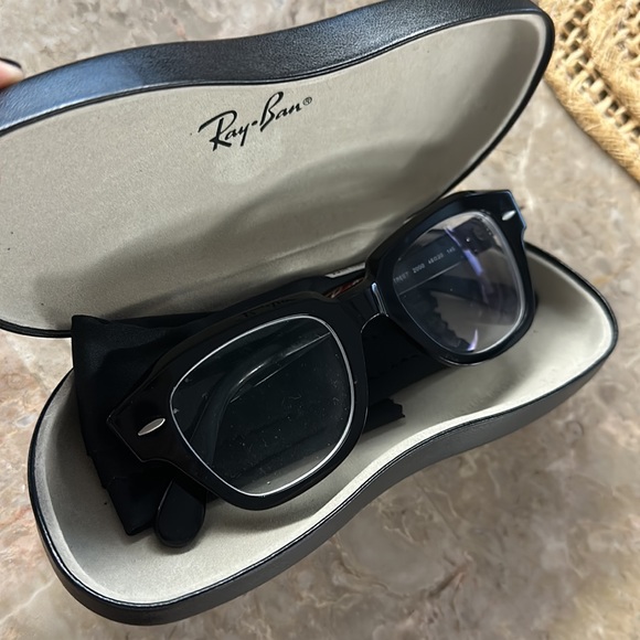 Ray-Ban RB5486 black square eye glasses - Picture 3 of 5